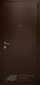 Дверь с терморазрывом  №2 с отделкой Порошковое напыление - фото