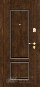 Входная дверь с порошковым напылением и МДФ на дачу эконом класса с отделкой МДФ ПВХ - фото №2